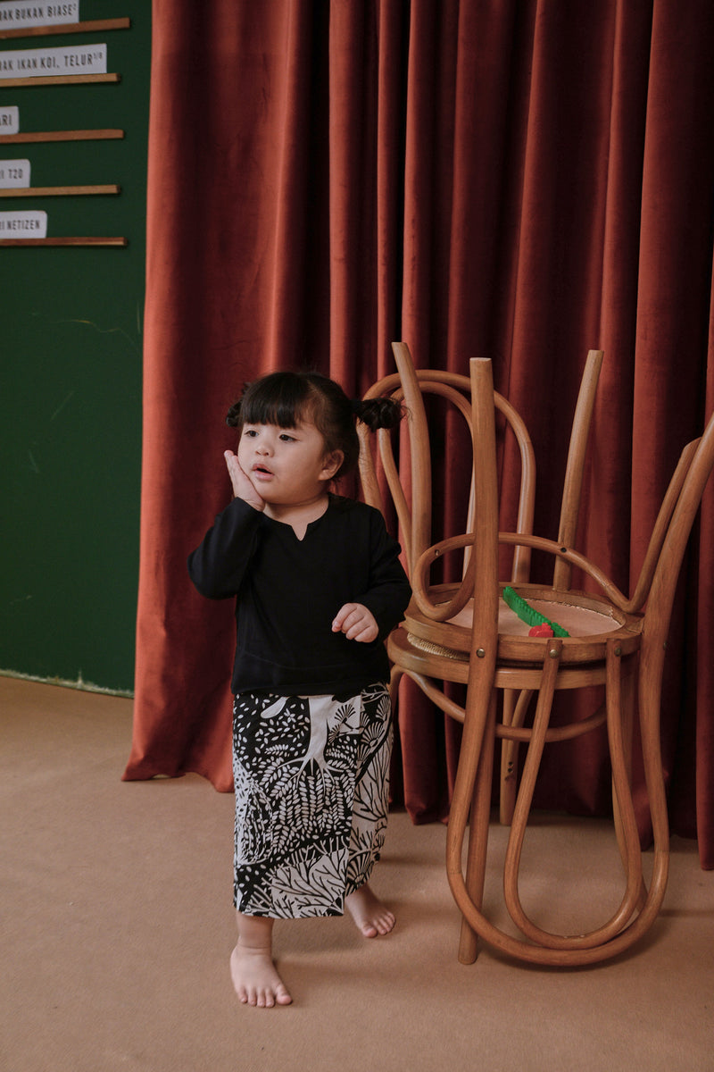 baju kurung baby hitam