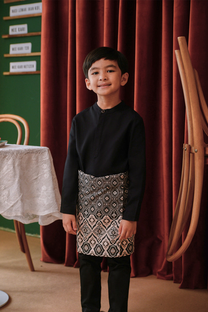 baju melayu budak cotton