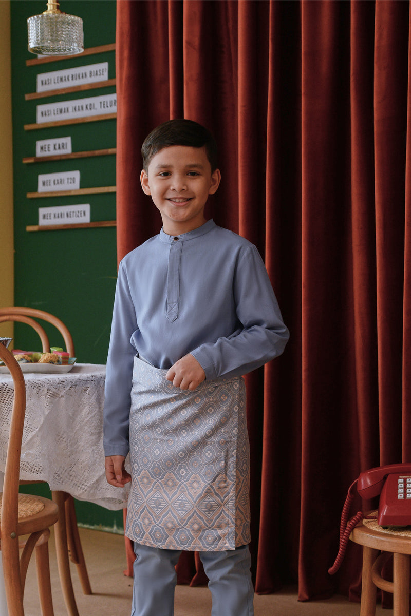baju melayu budak biru