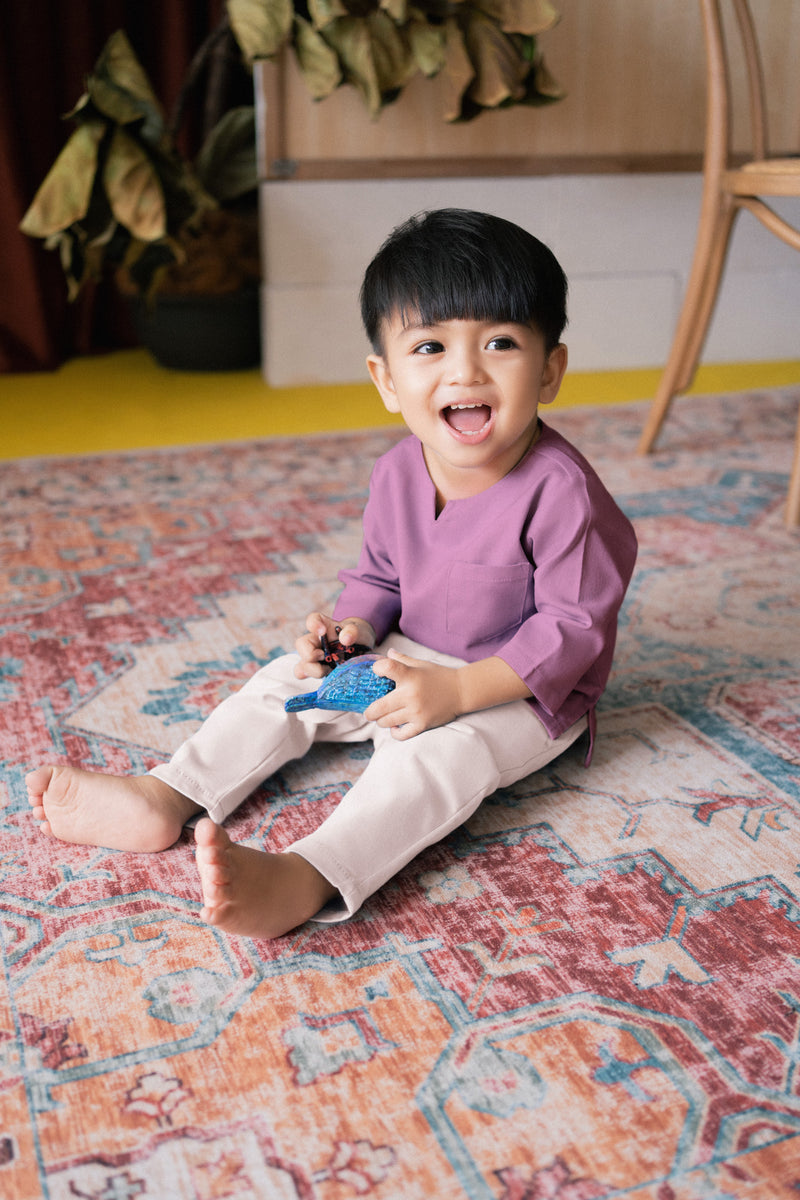 The Tanah Babies Kurta - Purple