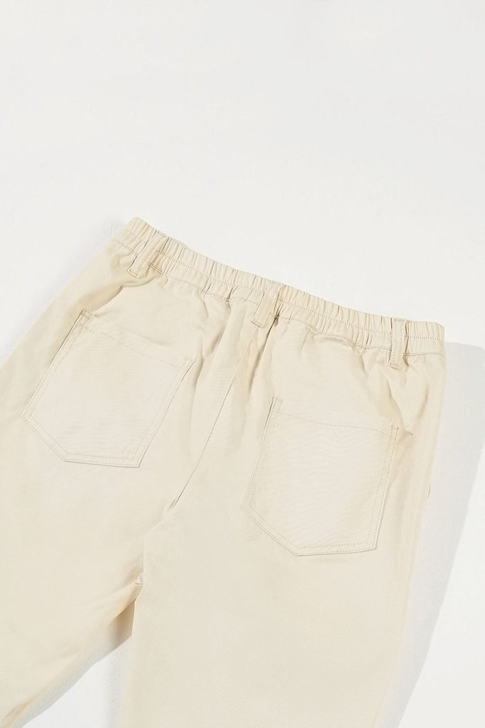 The Perfect Men Slim Fit Pants - Cream