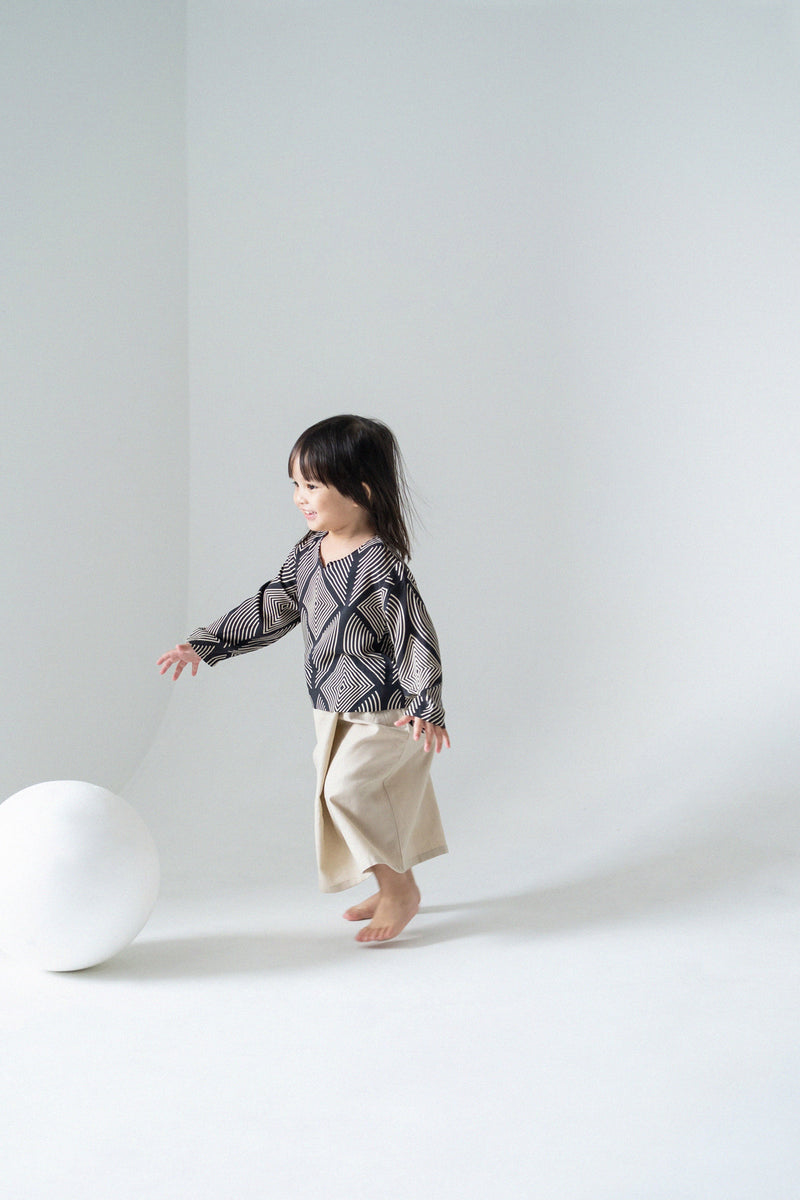 The Rasa Damai Babies Kurung - Khaki