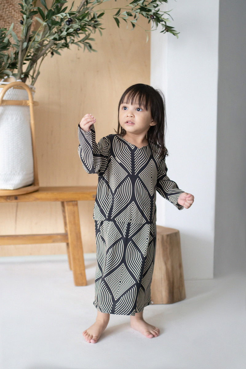 The Rasa Damai Babies Kurung - Daun