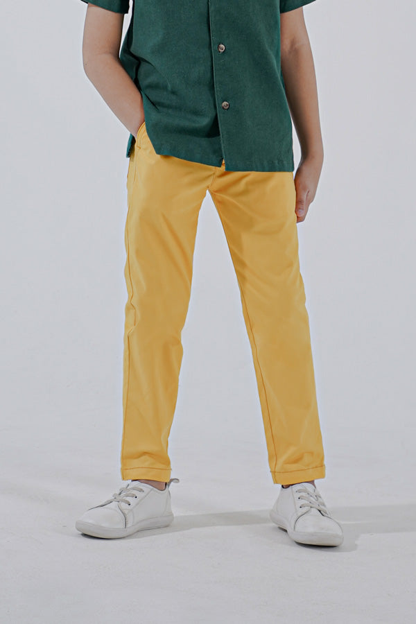 The Perfect Slim Fit Pants - Mustard