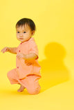 The Spring Babies Mandarin Jumpsuit - Salmon - POKOKS.COM