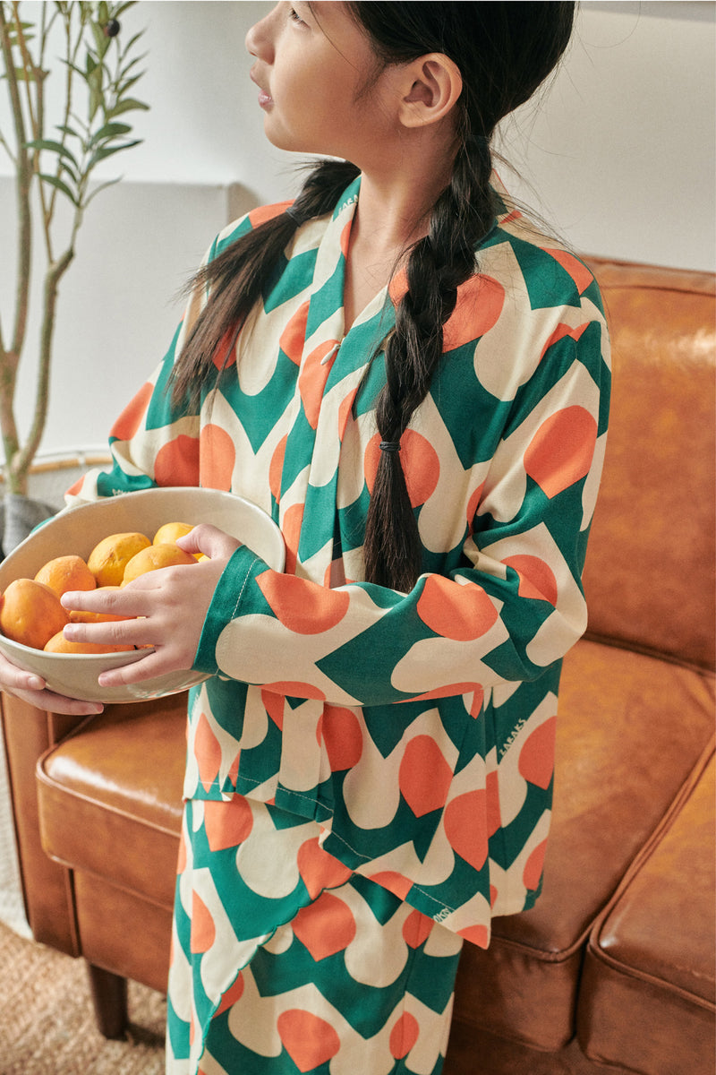 baju kebaya cotton bercorak