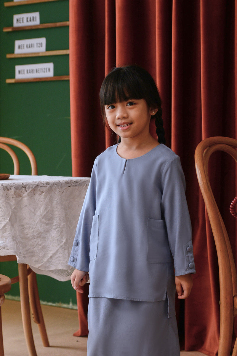 baju kurung cotton budak