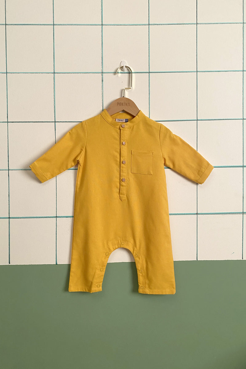 babies jumpsuit kuning 