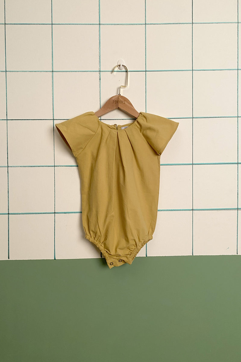 jumpsuit baby girl mustard 