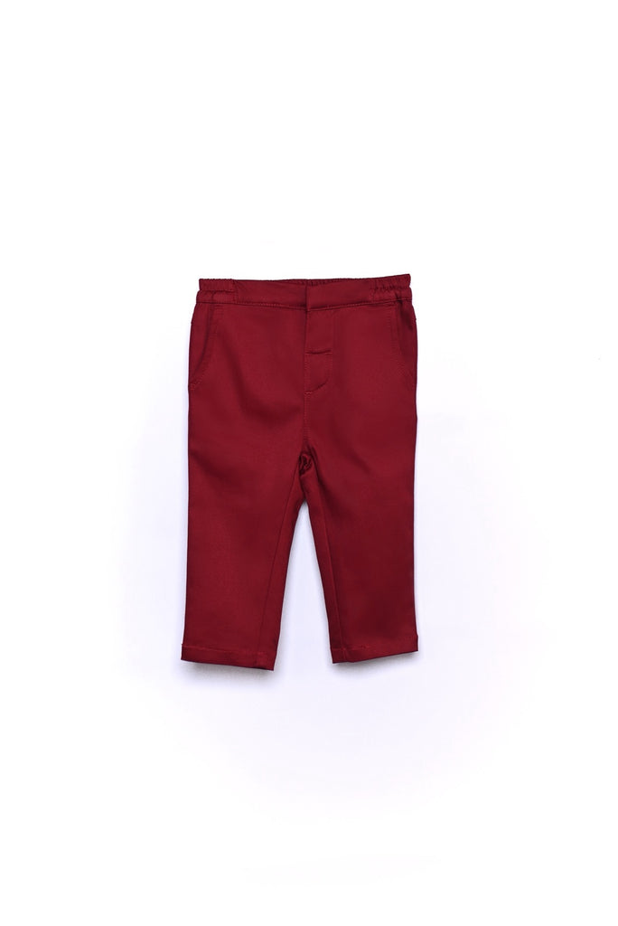 The Perfect Babies Slim Fit Pants - Maroon