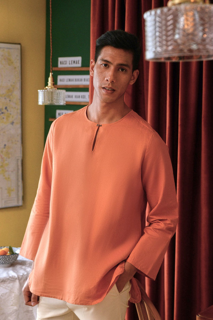 The Sungai Men Kurta - Brown