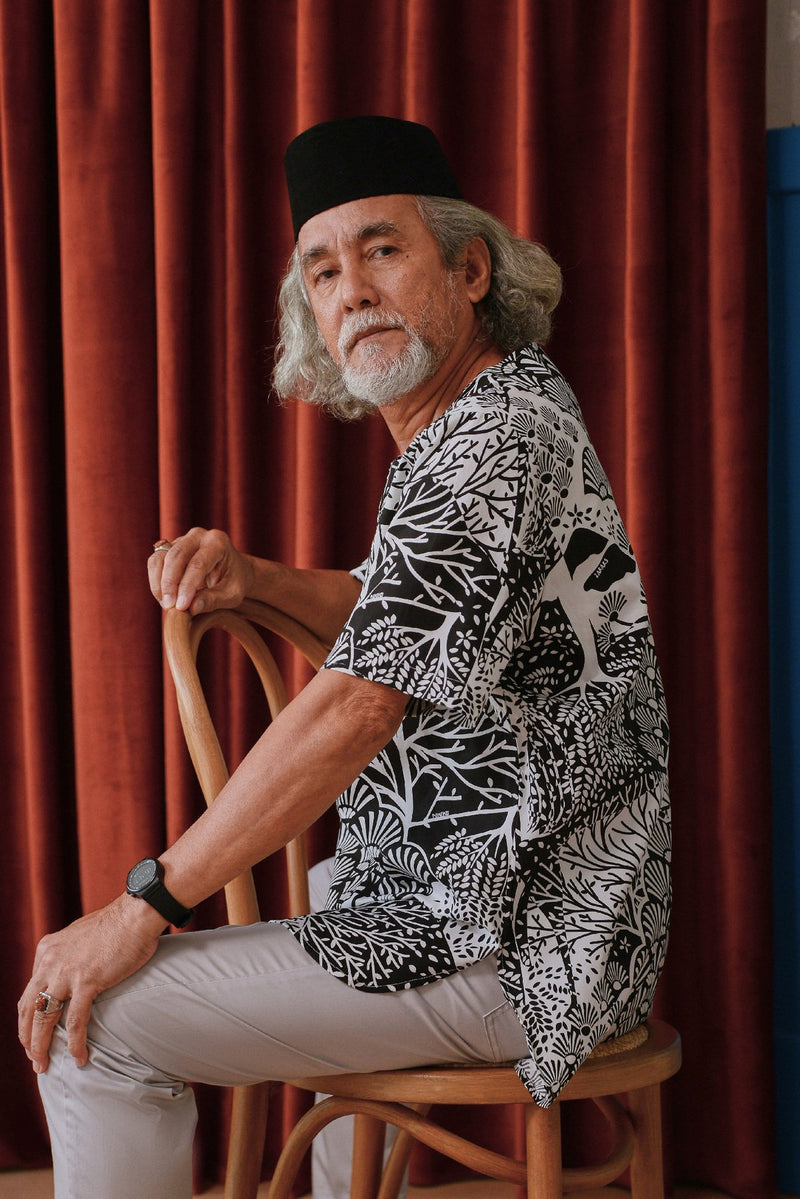 The Sungai Men Short Sleeve Kurta - Timah