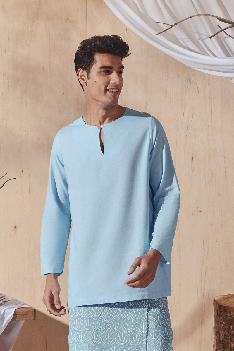Light Blue Blouse for Men