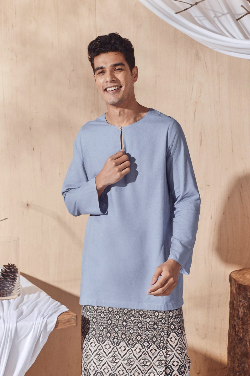 Light Pigeon Blue Blouse