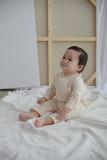 The Seniman Babies Baju Melayu Jumpsuit - Cream