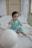 The Seniman Babies Baju Melayu Jumpsuit - Tiffany Blue
