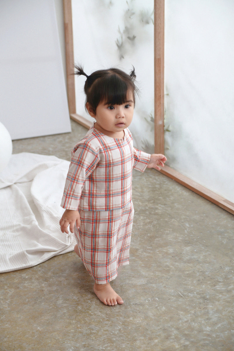 The Kita Menang Babies Kurung - United Checked