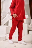 The Perfect Slim Fit Pants - Crimson Red