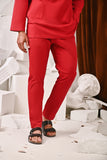 The Perfect Men Slim Fit Pants - Crimson Red