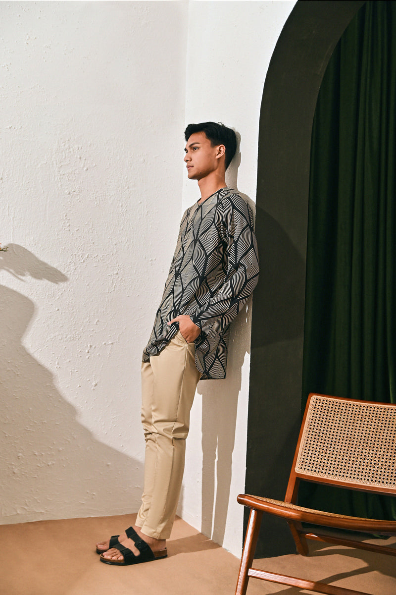 The Rasa Damai Men Kurta - Daun