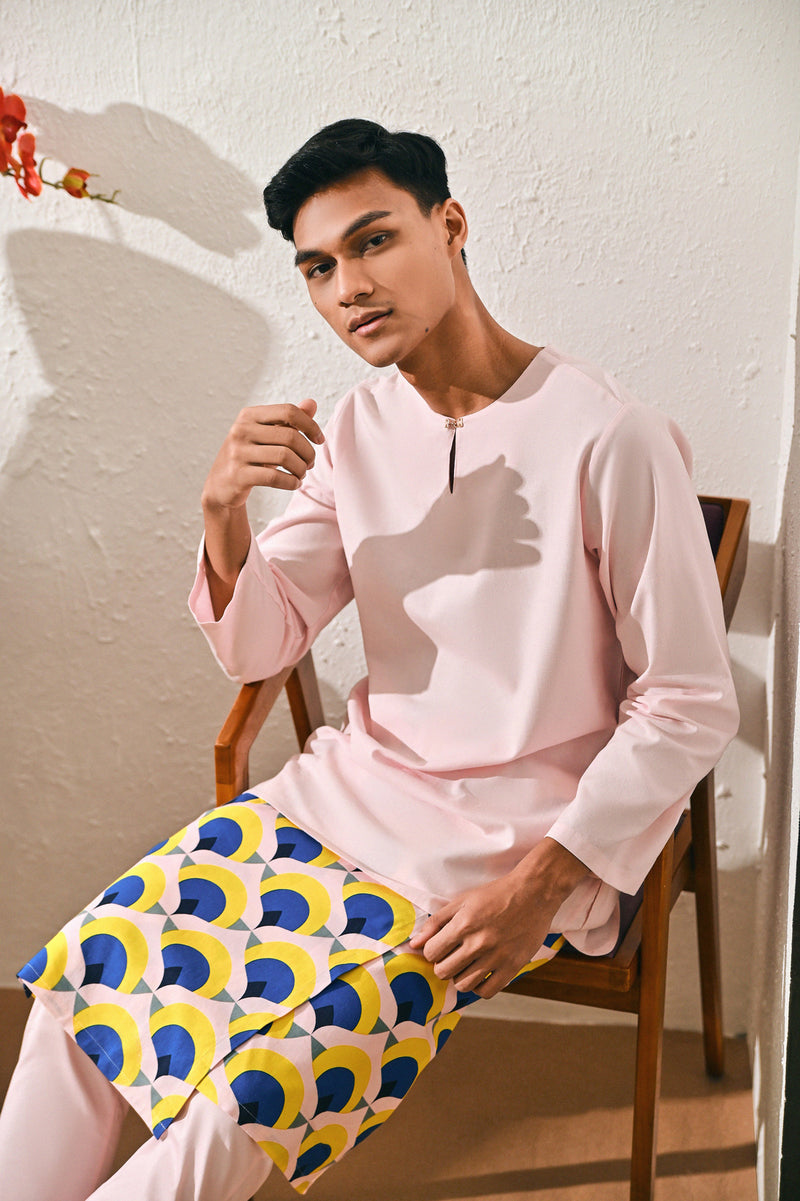 The Rasa Damai Men Kurta - Pink