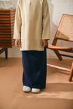 The Rasa Damai Folded Skirt - Navy Blue