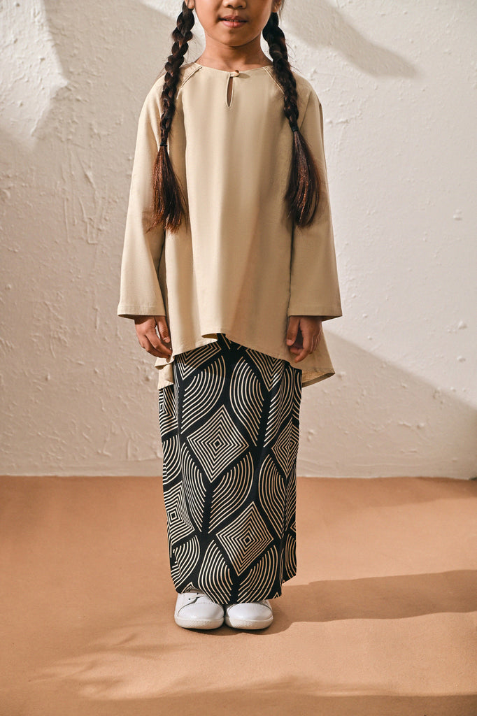 Printed Folded Skirt