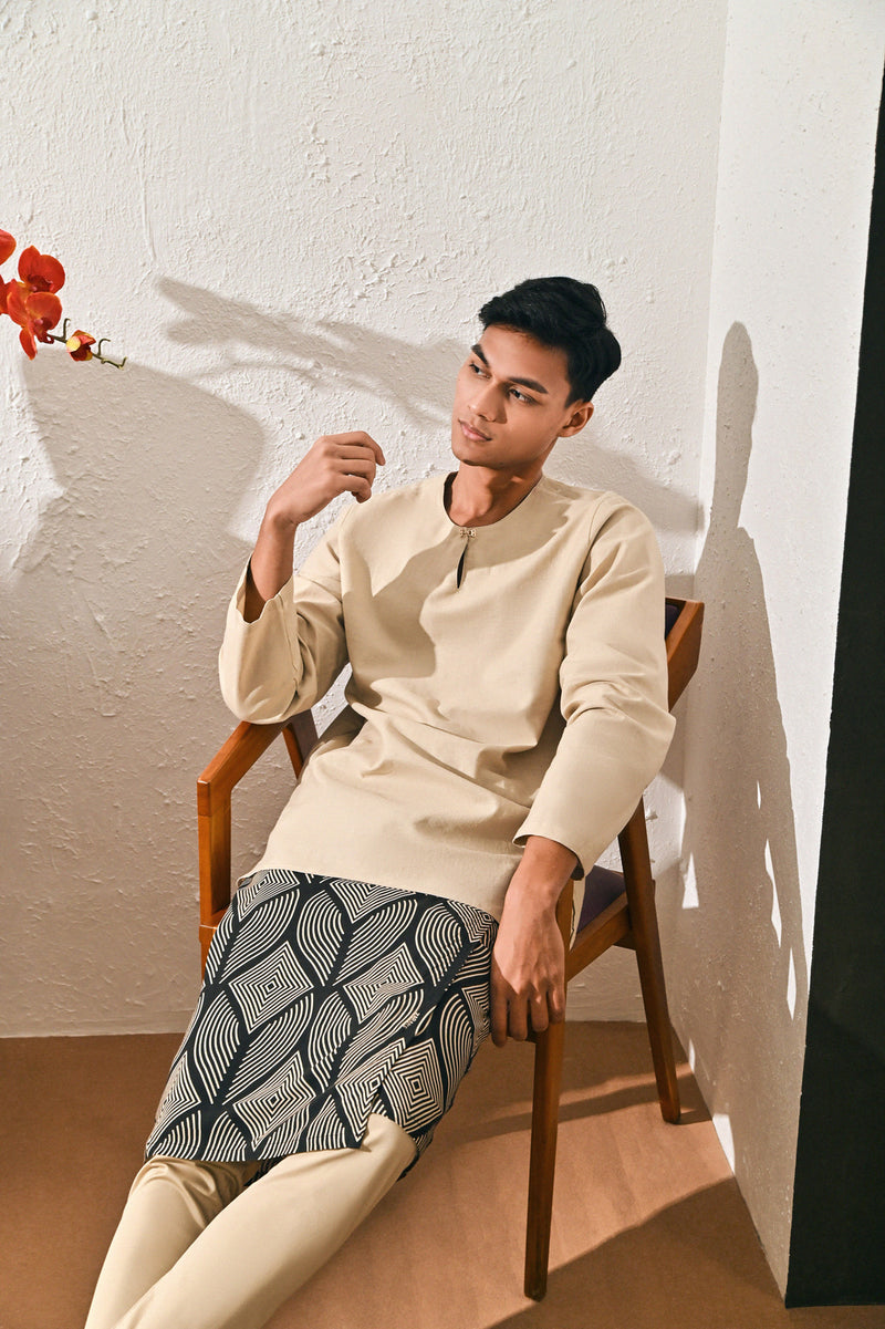 The Rasa Damai Men Kurta - Khaki