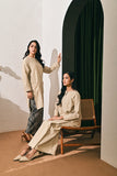 The Rasa Damai Women Indah Raglan Blouse - Khaki