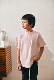 The Rasa Damai Nehru Shirt - Pink