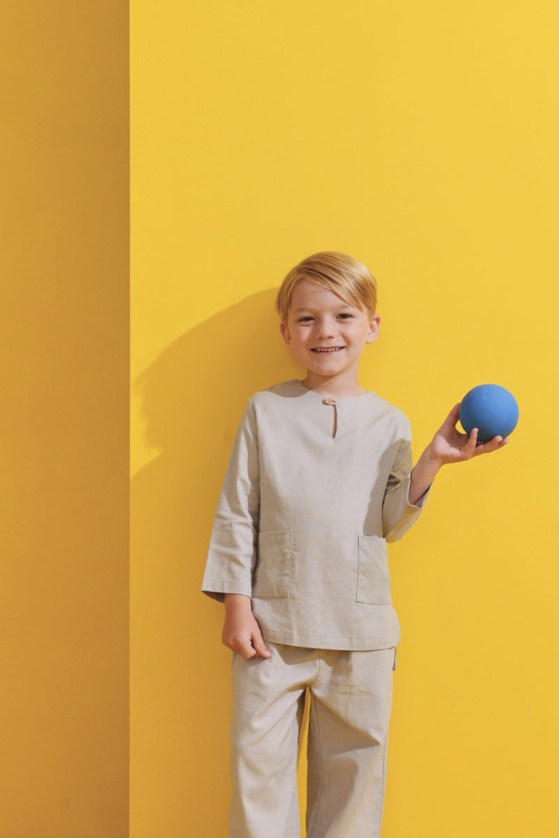 Light Grey Baju Kedah