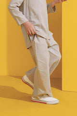 The Kurnia Relaxed Pants - Soft Grey