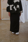 The Seniman Scallop Skirt - Black