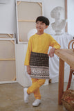 The Seniman Baju Melayu Top - Mustard