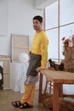 The Seniman Men Baju Melayu Top - Mustard