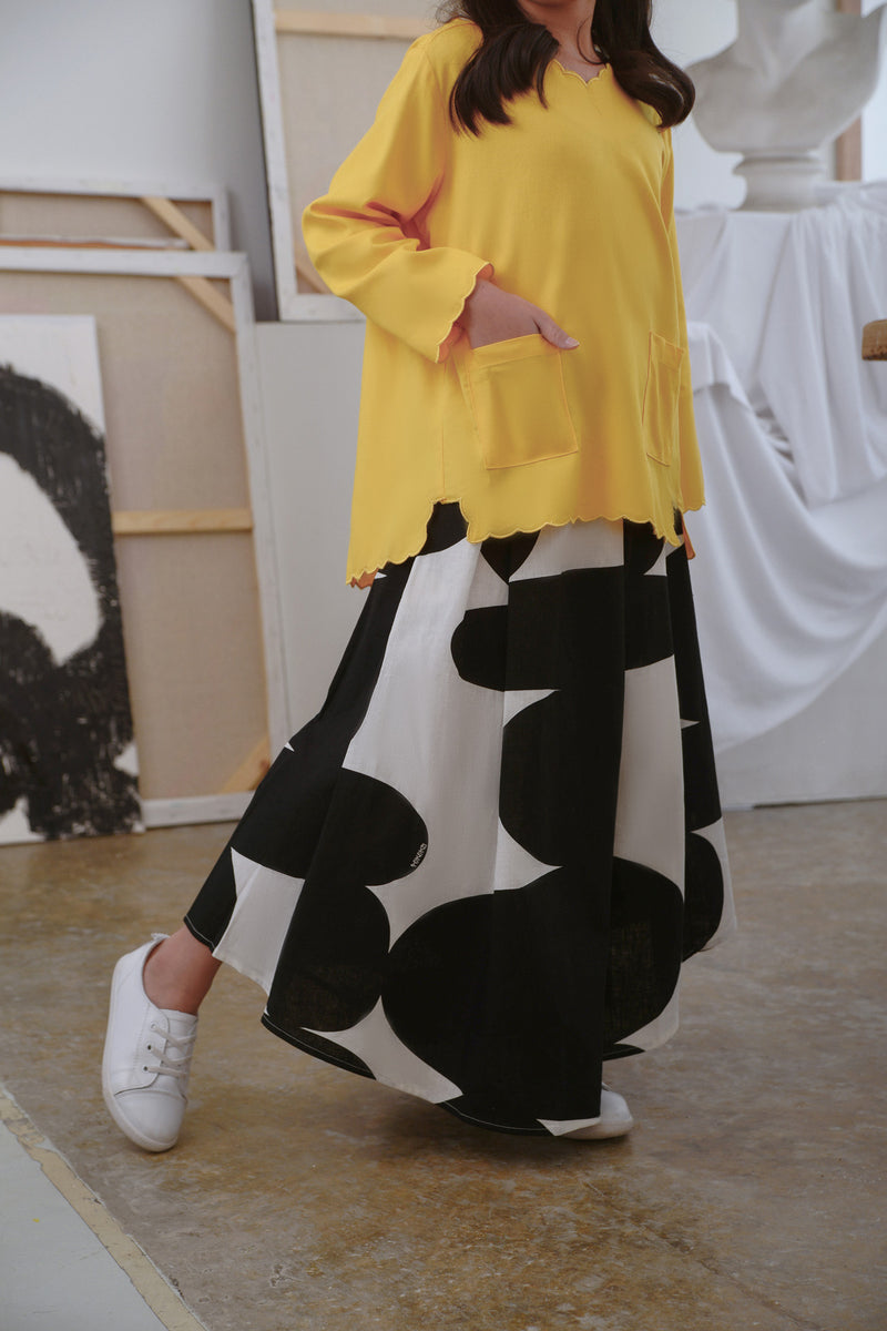 The Seniman Pleats Umbrella Skirt - Tenang