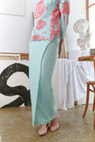 The Seniman Women Scallop Skirt - Tiffany Blue