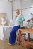 The Seniman Women Scallop Skirt - Classic Blue
