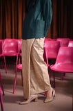 The Dulu Kita Women Folded Skirt - Kita Khaki Checked