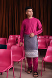 The Dulu Kita Men Baju Melayu - Fuchsia