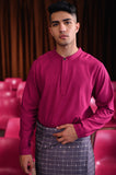 The Dulu Kita Men Baju Melayu - Fuchsia