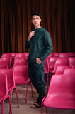 The Dulu Kita Men Baju Melayu - Emerald Green