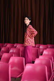 The Dulu Kita Women Fan Pleats Skirt - Fuchsia