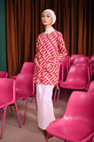The Dulu Kita Women Fan Pleats Skirt - Pink
