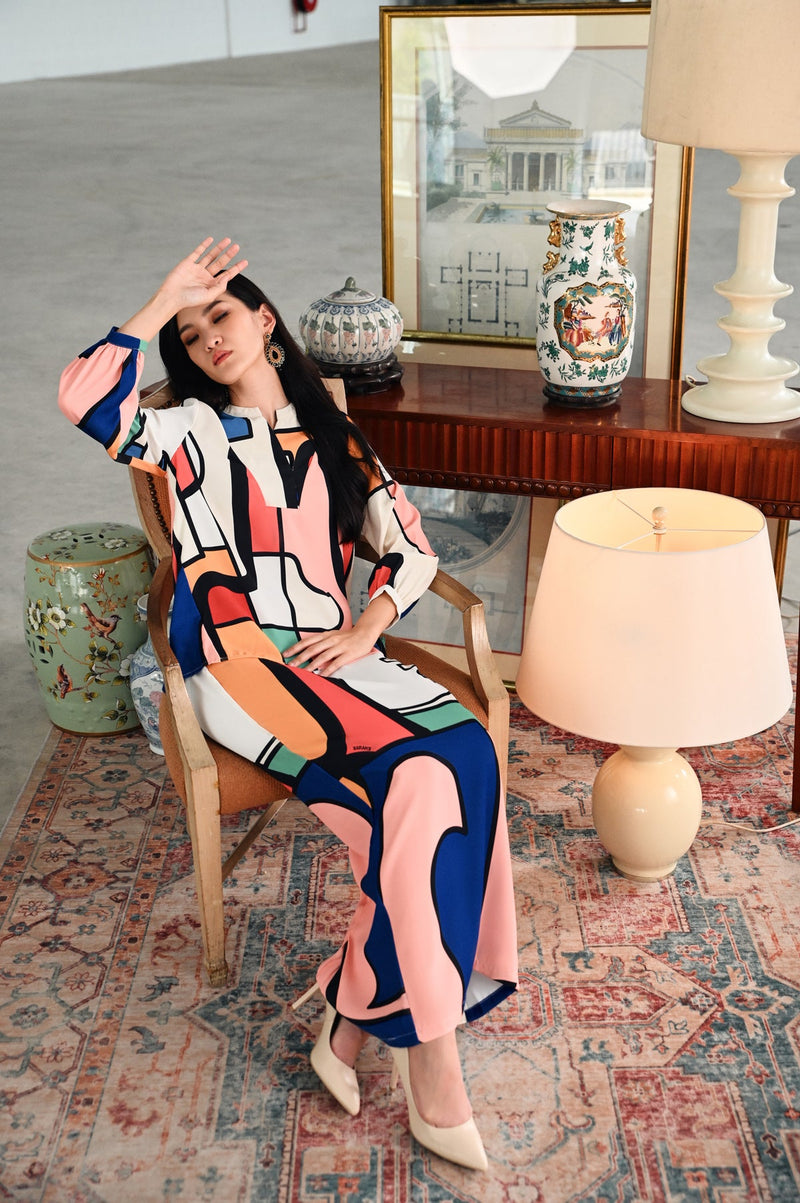 The Glow Women Yoke Kebaya Set - Poet