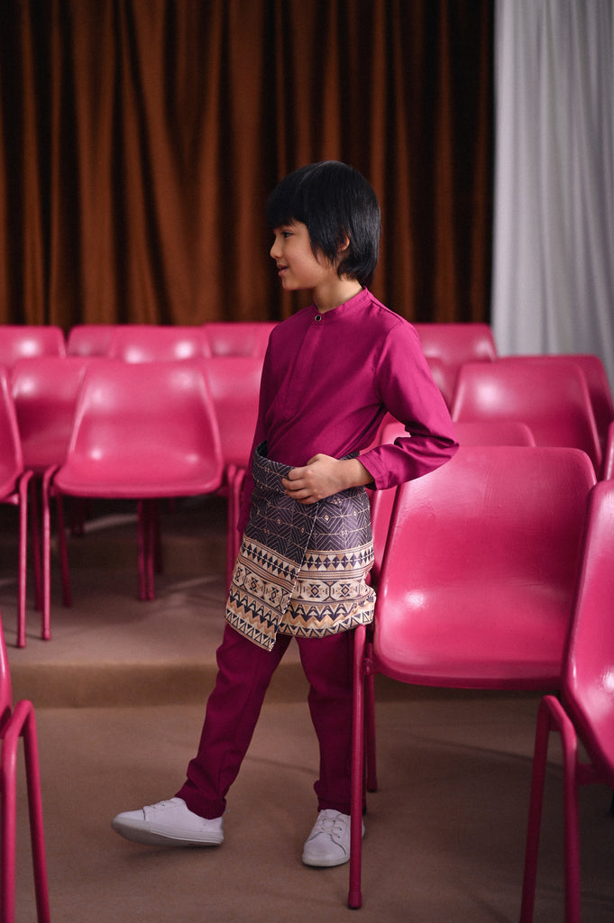 The Dulu Kita Baju Melayu - Fuchsia