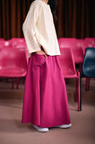 The Dulu Kita Flare Skirt - Fuchsia