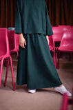 The Dulu Kita Flare Skirt - Emerald Green