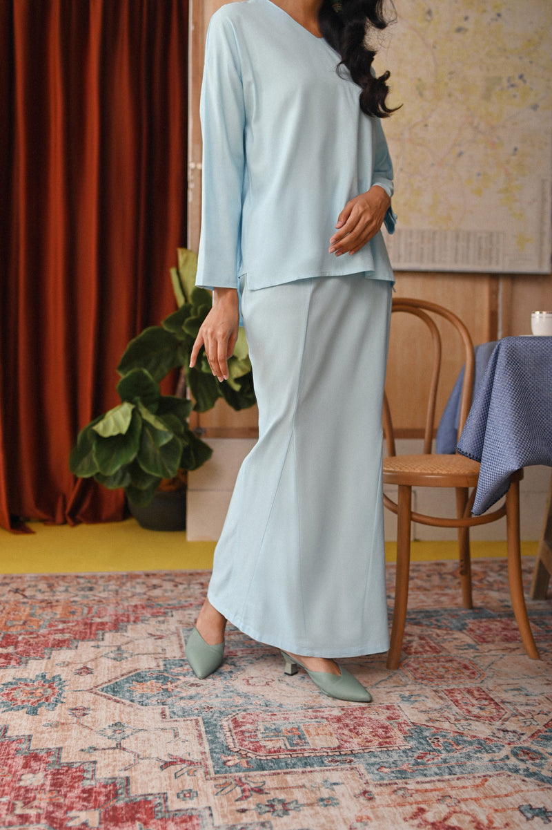 The Tanah Women Glory Skirt - Light Blue
