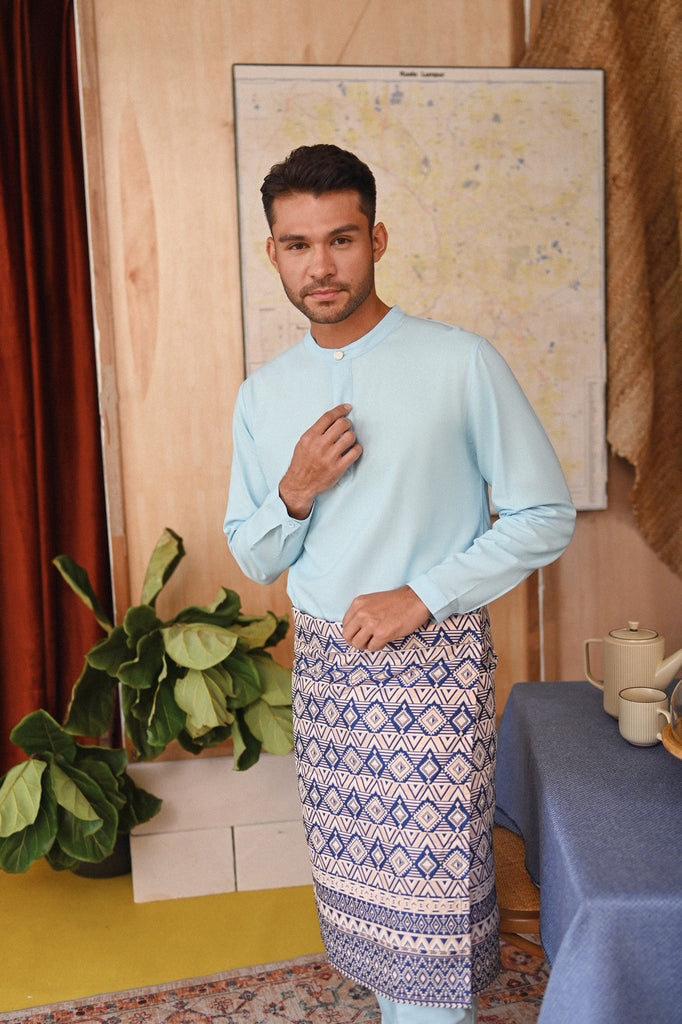 The Tanah Men Baju Melayu - Light Blue
